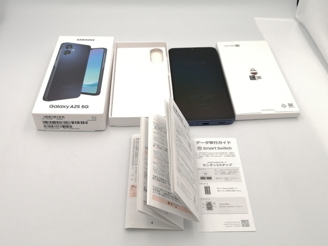 中古】SAMSUNG au 【SIMフリー】 Galaxy A25 5G ライトブルー
