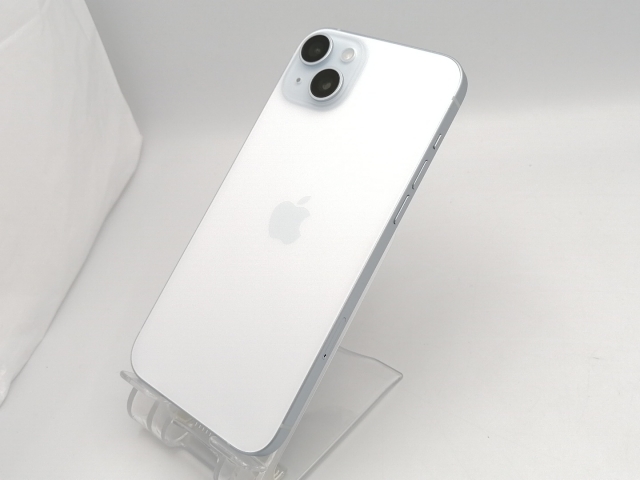 【中古】Apple 国内版 【SIMフリー】 iPhone 15 Plus 128GB ブルー MU0D3J/A【ECセンター】保証期間１ヶ月【ランクA】
