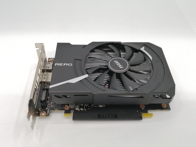 【中古】MSI GeForce GTX 1650 AERO ITX 4G OC GTX1650/4GB(GDDR5)/PCI-E【ECセンター】保証期間１週間