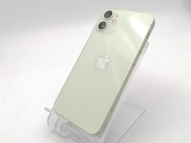 【中古】Apple 国内版 【SIMフリー】 iPhone 12 mini 64GB グリーン MGAV3J/A【ECセンター】保証期間１ヶ月【ランクB】