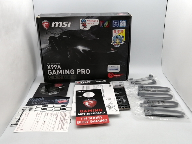 【中古】MSI X99A GAMING PRO CARBON X99/LGA2011-v3(DDR4)/M.2(x4)/SATA Express/USB 3.1/ATX【ECセンター】保証期間１週間_6