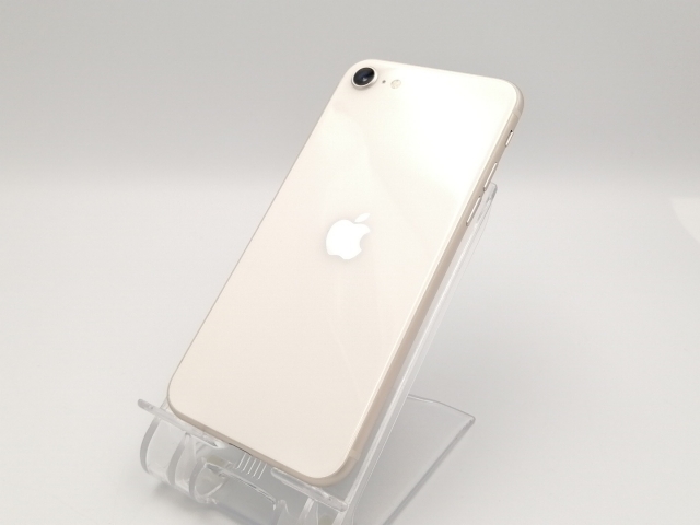 【中古】【赤ロム保証あり】Apple ymobile 【SIMフリー】 iPhone SE（第3世代） 64GB スターライト MMYD3J/A【ECセンター】保証期間１ヶ月【ランクC】