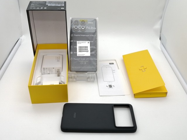 【中古】Xiaomi 国内版 【SIMフリー】 POCO F6 Pro 12GB 256GB ブラック【ECセンター】保証期間１ヶ月【ランクA】