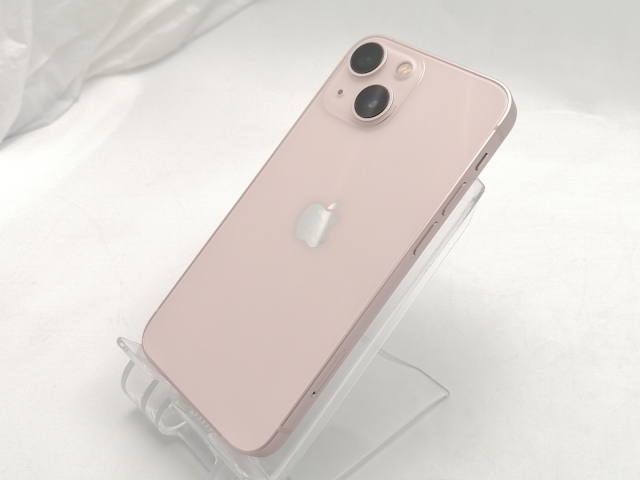 【中古】Apple 国内版 【SIMフリー】 iPhone 13 mini 128GB ピンク MLJF3J/A【ECセンター】保証期間１ヶ月【ランクA】