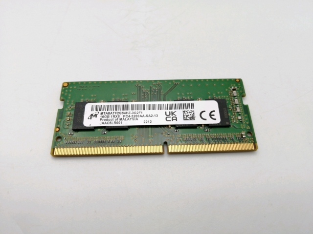 【中古】260PIN 16GB DDR4-3200(PC4-25600) SODIMM 【ノートPC用】【ECセンター】保証期間１週間 8,386円