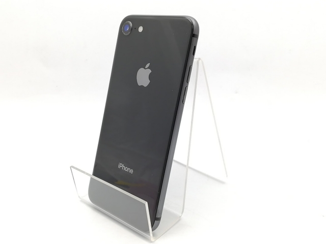 【中古】Apple au 【SIMロックあり】 iPhone 8 64GB スペースグレイ MQ782J/A【ECセンター】保証期間１ヶ月【ランクC】