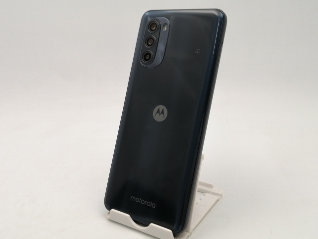 【中古】MOTOROLA 国内版 【SIMフリー】 moto g52j 5G インクブラック 6GB 128GB PATM0000JP【ECセンター】保証期間１ヶ月【ランクB】