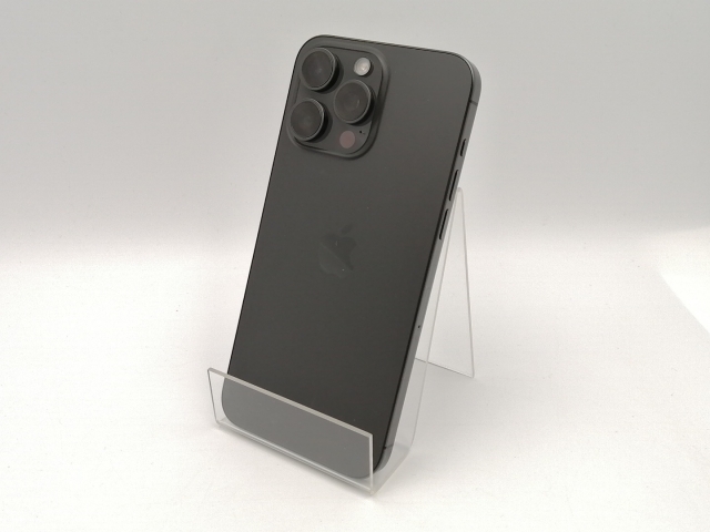 【中古】Apple 国内版 【SIMフリー】 iPhone 15 Pro Max 256GB ブラックチタニウム MU6P3J/A【ECセンター】保証期間１ヶ月【ランクA】