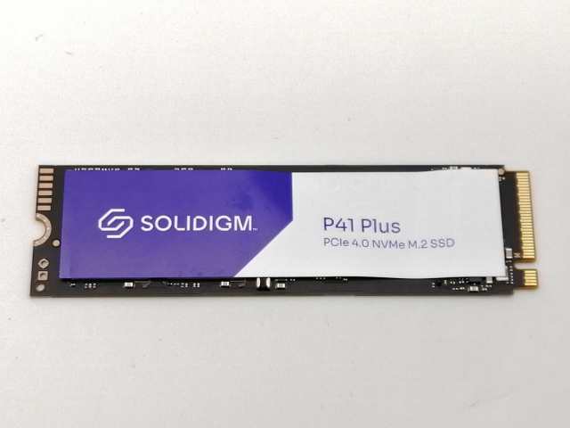 【中古】SOLIDIGM P41 Plus (SSDPFKNU020TZX1)2TB/M.2 2280(PCIe4.0 NVMe)/TLC【ECセンター】保証期間１週間