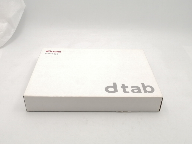 【未使用】SHARP docomo 【SIMフリー】 dtab ホワイト d-51C WH 【Snapdragon 665/4GB/64GB】【ECセンター】保証期間３ヶ月