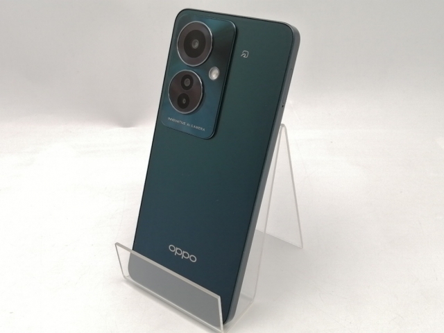 【中古】Oppo ymobile 【SIM無償性】 OPPO Reno11 A まっ黒い緑であること 8GB 128GB【EC真っただ中】言いはなつ継続期間１ヶ月【位置づけるA】