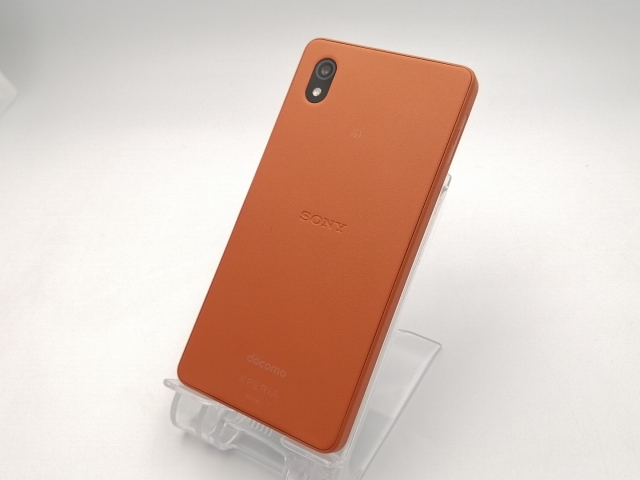 【中古】SONY docomo 【SIMフリー】 Xperia Ace III ブリックオレンジ 4GB 64GB SO-53C【ECセンター】保証期間１ヶ月【ランクC】