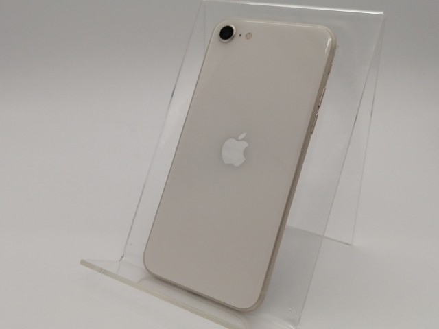 【中古】Apple SoftBank 【SIMフリー】 iPhone SE（第3世代） 64GB スターライト MMYD3J/A【大阪本店】保証期間１ヶ月【ランクB】