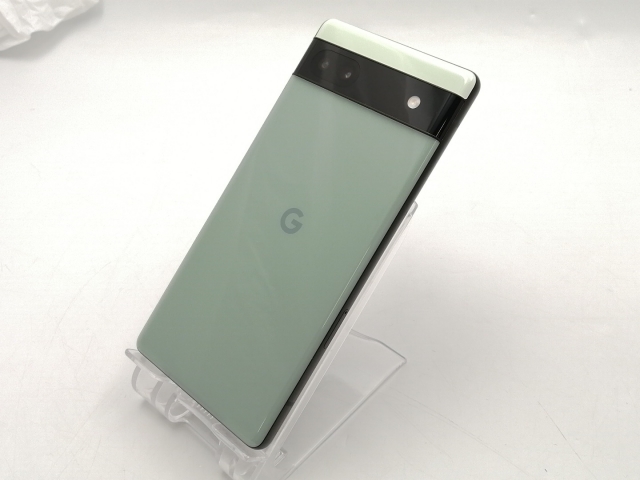 中古】Google 国内版 【SIMフリー】 Pixel 6a セージ 6GB 128GB GB17L