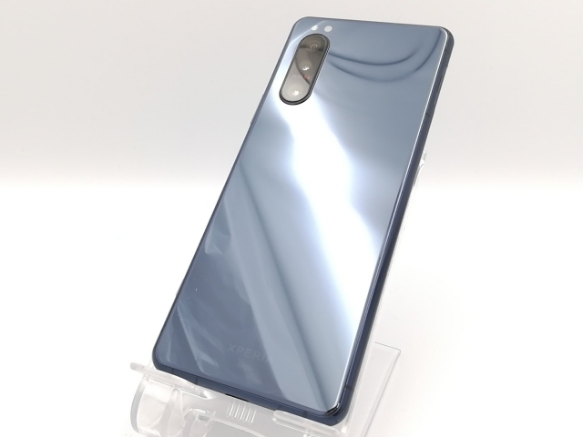 【中古】SONY au 【SIMロック解除済み】 Xperia 5 II ブルー 8GB 128GB SOG02【ECセンター】保証期間１ヶ月【ランクA】の通販は