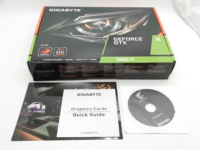 中古】GIGABYTE GeForce GTX 1660 Ti OC 6G(GV-N166TOC-6GD) GTX1660Ti
