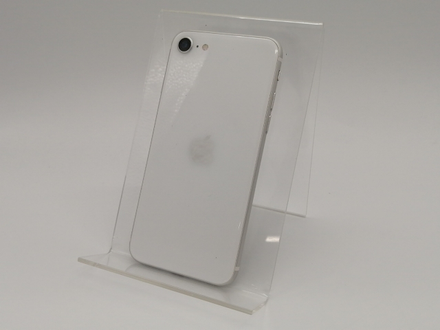 【中古】Apple SoftBank 【SIMロック解除済み】 iPhone SE（第2世代） 128GB ホワイト MXD12J/A【大阪本店】保証期間１ヶ月【ランクC】