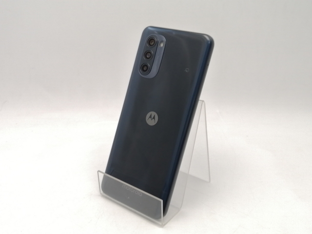 【中古】MOTOROLA mineo 【SIMフリー】 moto g52j 5G インクブラック 6GB 128GB PATM0000JP【ECセンター】保証期間１ヶ月【ランクB】