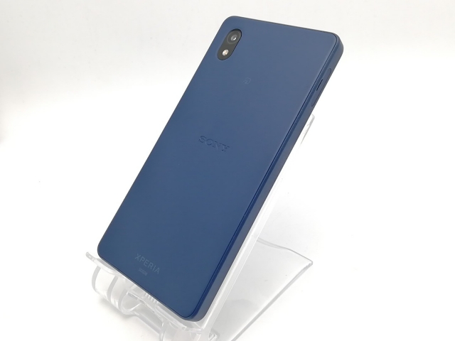 【中古】SONY UQmobile 【SIMフリー】 Xperia Ace III ブルー 4GB 64GB SOG08【ECセンター】保証期間１ヶ月【ランクB】