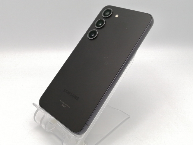 【中古】SAMSUNG au 【SIMフリー】 Galaxy S23 ファントムブラック 8GB 256GB SCG19【ECセンター】保証期間１ヶ月【ランクA】