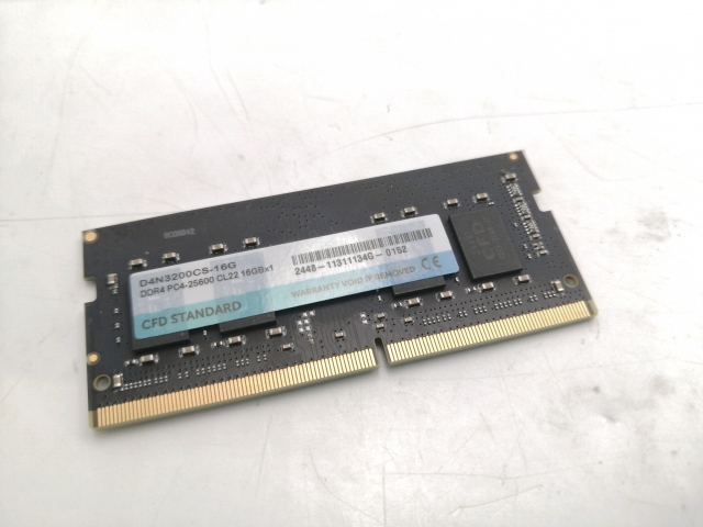 【中古】260PIN 16GB DDR4-3200(PC4-25600) SODIMM 【ノートPC用】【ECセンター】保証期間１週間