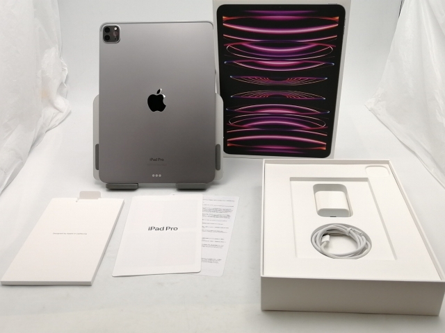 【中古】Apple 【Wi-Fi】 11インチ iPad Pro（第4世代/2022） 128GB スペースグレイ MNXD3J/A【ECセンター】保証期間１ヶ月【ランクA】_2