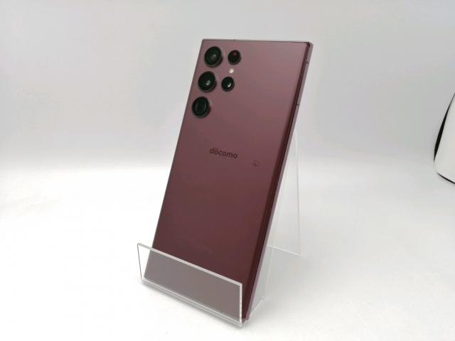 【中古】SAMSUNG docomo 【SIMフリー】 Galaxy S22 Ultra バーガンディ 12GB 256GB SC-52C【ECセンター】保証期間１ヶ月【ランクC】 33,787円