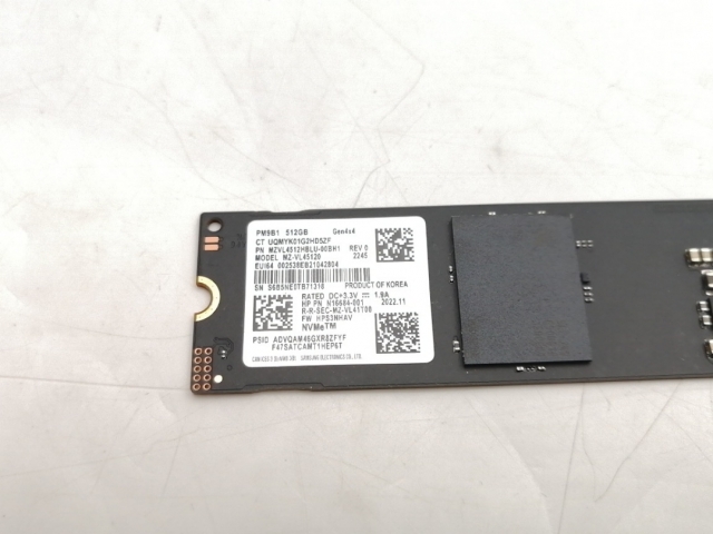 中古】各社 512GB SSD (M.2 2280/PCIe4.0 NVMe)【ECセンター】保証期間