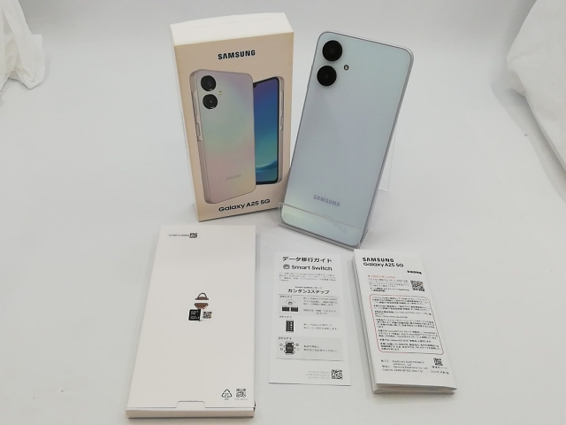 SAMSUNG Galaxy A25 5G 64GB ライトブルー simフリー 中古