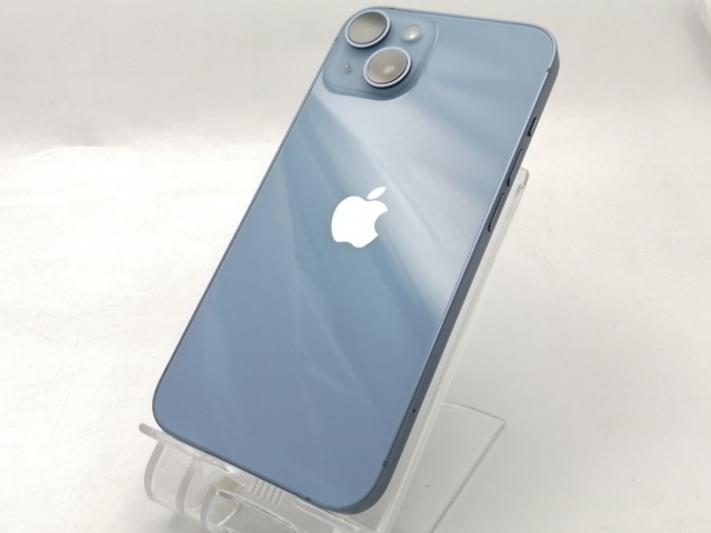 中古】Apple 国内版 【SIMフリー】 iPhone 14 128GB ブルー MPVJ3J/A 