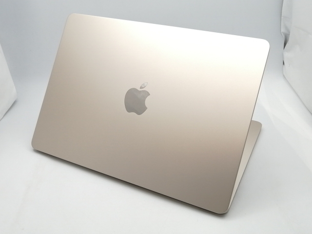 【中古】Apple MacBook Air 13インチ M2(CPU:8C/GPU:10C) 8GB/512GB スターライト MLY23J/A (M2,2022)【ECセンター】保証期間１ヶ月【ランクB】_1