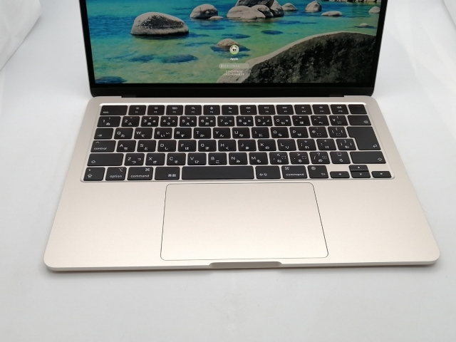 【中古】Apple MacBook Air 13インチ M2(CPU:8C/GPU:10C) 8GB/512GB スターライト MLY23J/A (M2,2022)【ECセンター】保証期間１ヶ月【ランクB】_3