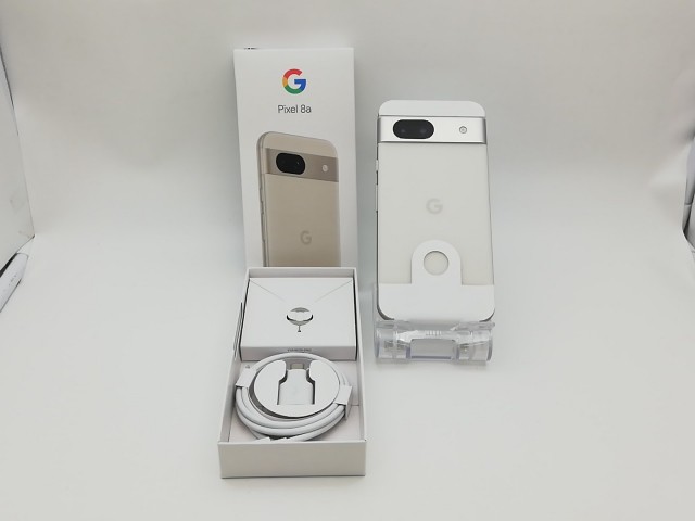 【未使用】Google 国内版 【SIMフリー】 Pixel 8a ポーセリン 8GB 128GB G576D【ECセンター】保証期間３ヶ月