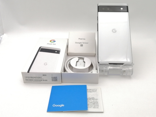 中古】Google au 【SIMフリー】 Pixel 6a チョーク 6GB 128GB
