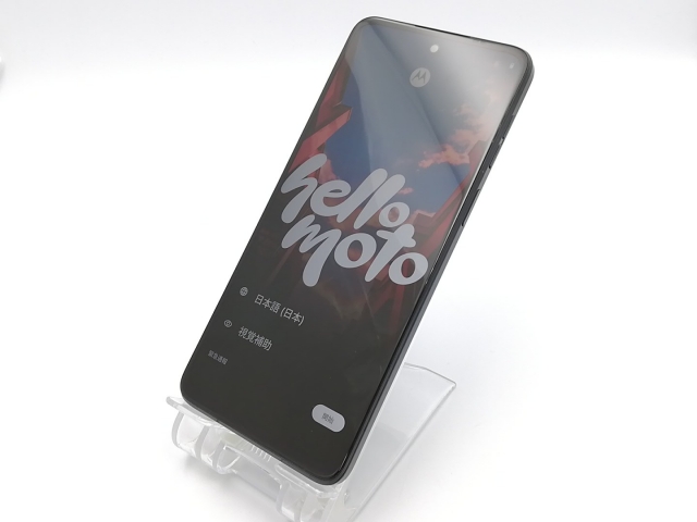 中古品〕 moto g64y 5G 128GB スペースブラック MOSAG1 Y!mobile SIM