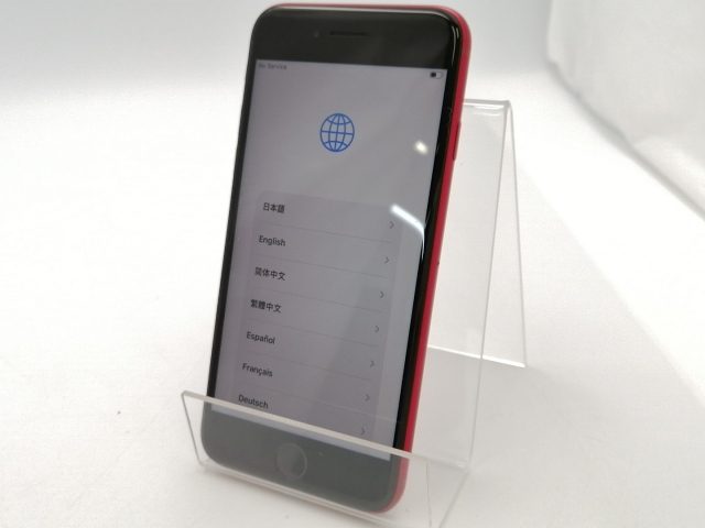 【中古】Apple docomo 【SIMフリー】 iPhone SE（第3世代） 128GB (PRODUCT)RED MMYH3J/A【ECセンター】保証期間１ヶ月【ランクB】