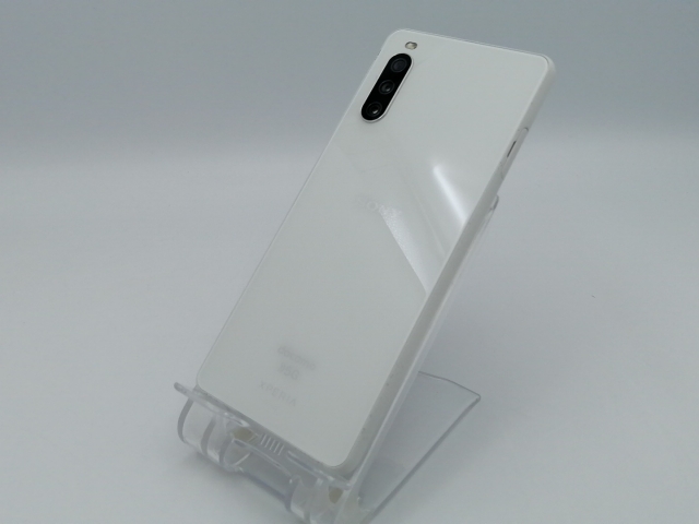 【中古】SONY docomo 【SIMロックあり】 Xperia 10 III ホワイト 6GB 128GB SO-52B【ECセンター】保証期間１ヶ月【ランクC】