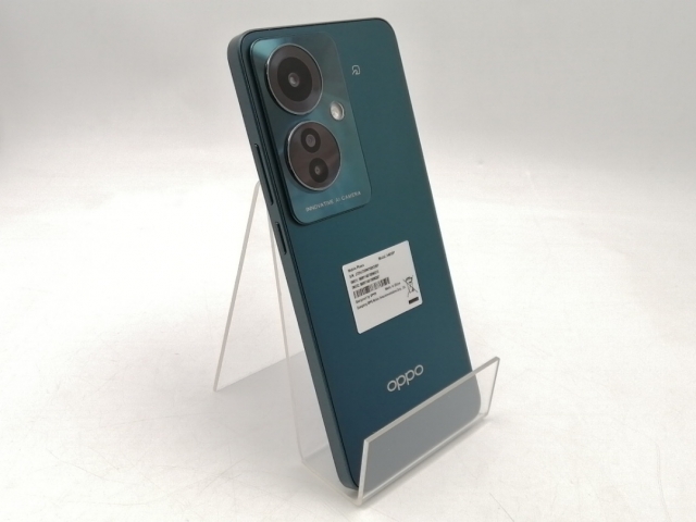 【中古】Oppo ymobile 【SIM無償性】 OPPO Reno11 A まっ黒い緑であること 8GB 128GB【EC真っただ中】言いはなつ継続期間１ヶ月【位置づけるA】