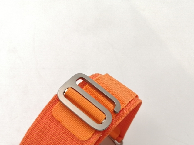 【中古】Apple Apple Watch Ultra 49mm Cellular チタニウムケース/オレンジアルパインループ M MQFL3J/A【ECセンター】保証期間１ヶ月【ランクA】