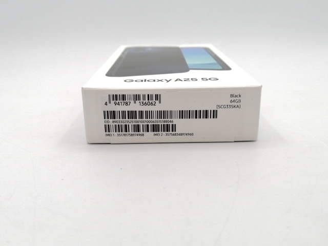 【未使用】SAMSUNG UQmobile 【SIMフリー】 Galaxy A25 5G ブラック 4GB 64GB SCG33【ECセンター】保証期間３ヶ月_2