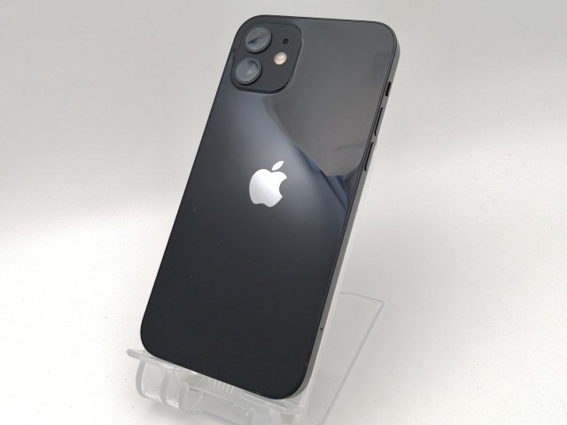 【中古】Apple 国内版 【SIMフリー】 iPhone 12 64GB ブラック MGHN3J/A【ECセンター】保証期間１ヶ月【ランクB】