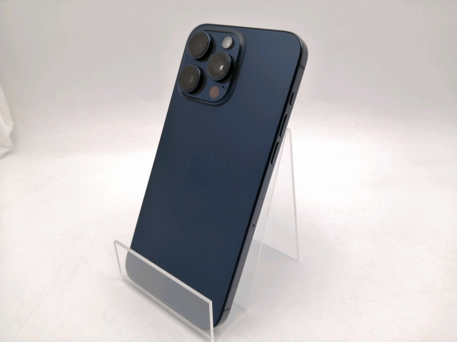 【中古】Apple 国内版 【SIMフリー】 iPhone 15 Pro Max 512GB ブルーチタニウム MU6X3J/A【ECセンター】保証期間１ヶ月【ランクA】
