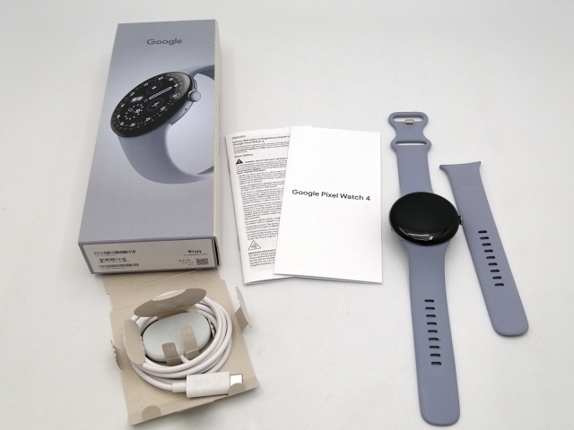 【中古】Google Pixel Watch4 Wi-Fiモデル 45mm Satin Moonstone アルミケース/Moonstone アクティブ バンド【ECセンター】保証期間１ヶ月【ランクB】_5