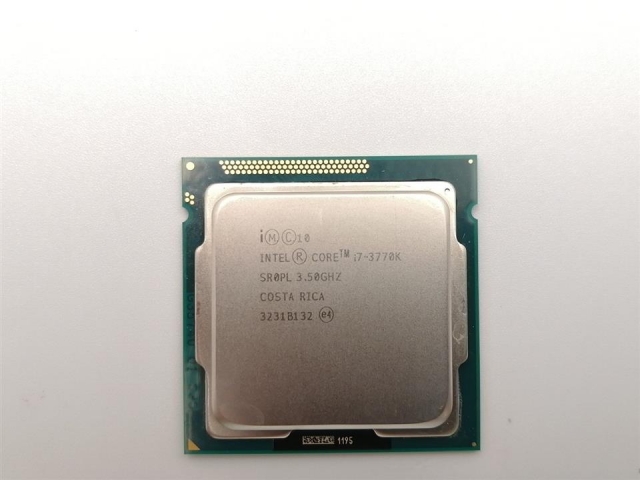 【中古】Intel Core i7-3770K (3.5GHz/TB:3.9GHz) bulk LGA1155/4C/8T/L3 8M/HD Graphics 4000/TDP77W【秋葉2号】保証期間１週間