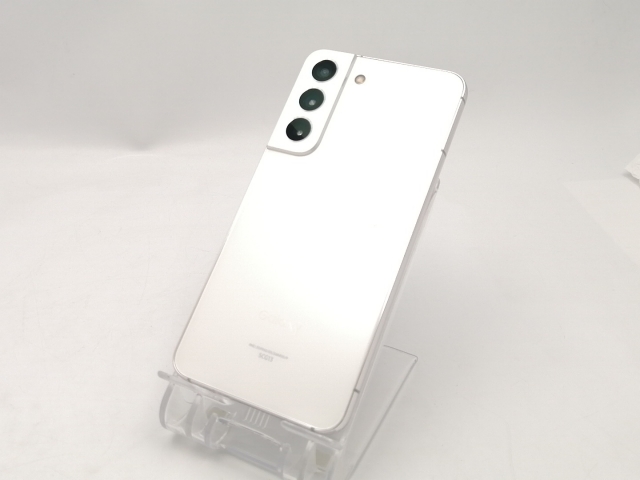中古】SAMSUNG au 【SIMフリー】 Galaxy S22 ファントムホワイト 8GB