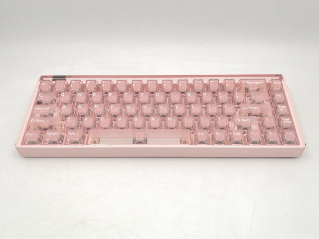 【中古】MelGeek MADE68 Ultra+[Jelly Pink/有線/英語配列]【ECセンター】保証期間１週間