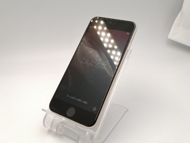 【中古】Apple au 【SIMフリー】 iPhone SE（第3世代） 64GB スターライト MMYD3J/A【ECセンター】保証期間１ヶ月【ランクB】_1