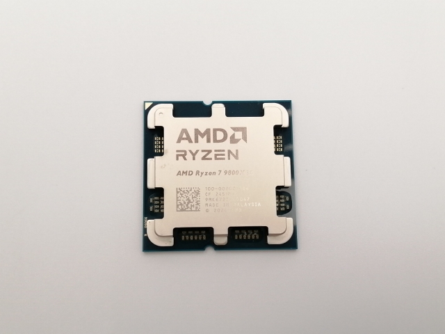 中古】AMD Ryzen 7 9800X3D (4.7GHz/TC:5.2GHz) bulk AM5/8C/16T