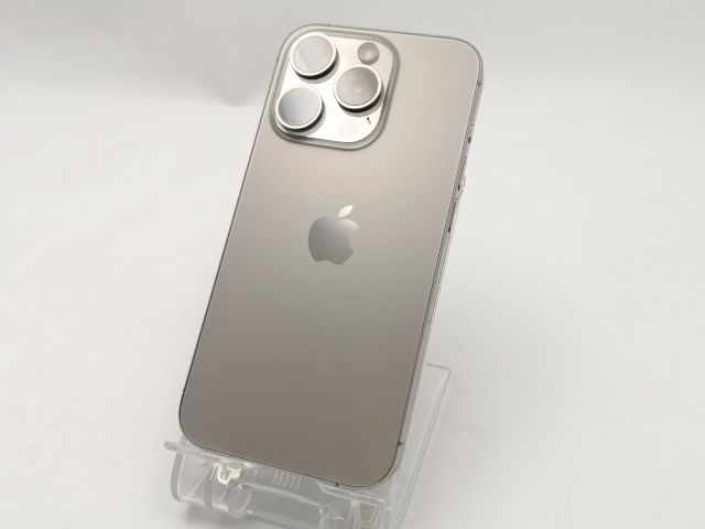 【中古】Apple 国内版 【SIMフリー】 iPhone 15 Pro 256GB ナチュラルチタニウム MTUF3J/A【ECセンター】保証期間１ヶ月【ランクA】