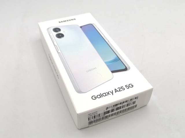【未使用】SAMSUNG 楽天モバイル 【SIMフリー】 Galaxy A25 5G ライトブルー 4GB 64GB【ECセンター】保証期間３ヶ月